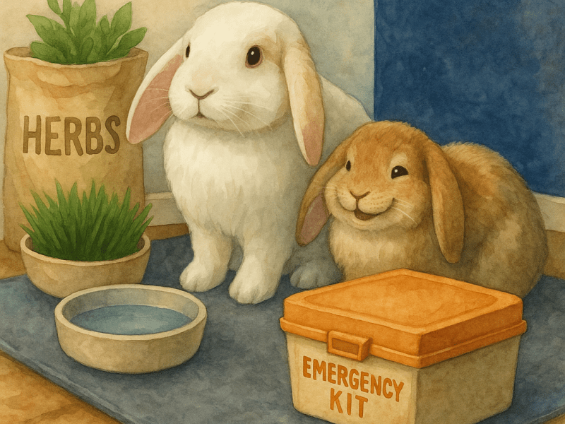 Hemberedskap för dig och dina&nbsp;kaniner