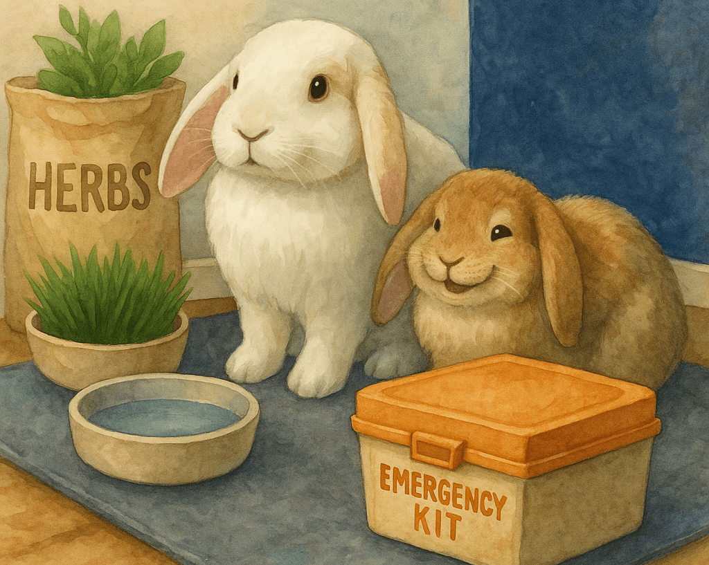 Hemberedskap för dig och dina&nbsp;kaniner